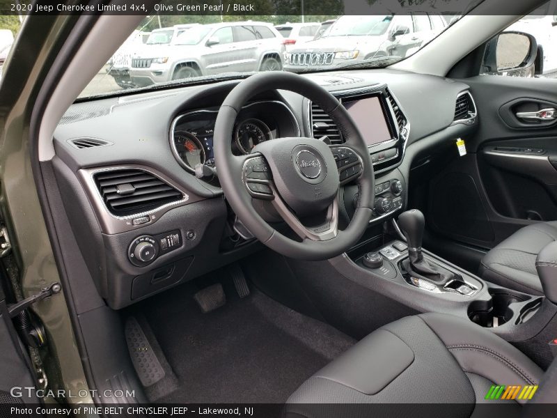 Front Seat of 2020 Cherokee Limited 4x4