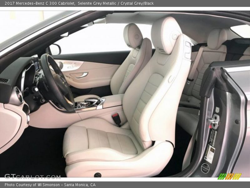 Selenite Grey Metallic / Crystal Grey/Black 2017 Mercedes-Benz C 300 Cabriolet