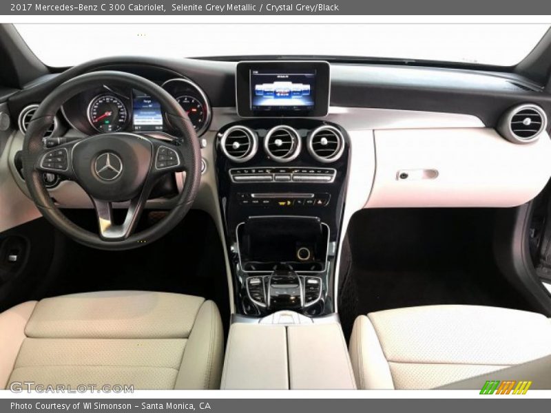 Selenite Grey Metallic / Crystal Grey/Black 2017 Mercedes-Benz C 300 Cabriolet