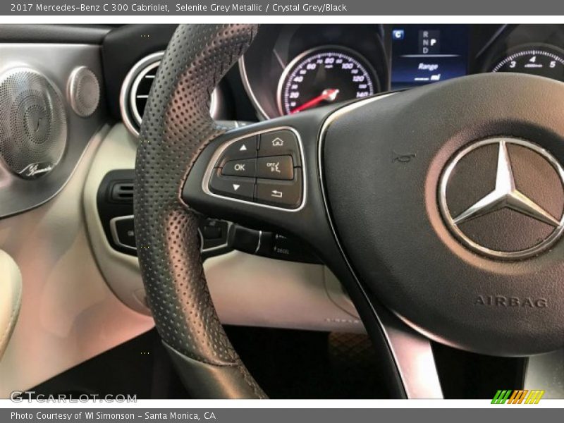 Selenite Grey Metallic / Crystal Grey/Black 2017 Mercedes-Benz C 300 Cabriolet