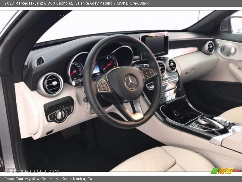 Selenite Grey Metallic / Crystal Grey/Black 2017 Mercedes-Benz C 300 Cabriolet