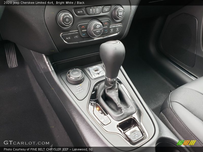 Bright White / Black 2020 Jeep Cherokee Limited 4x4