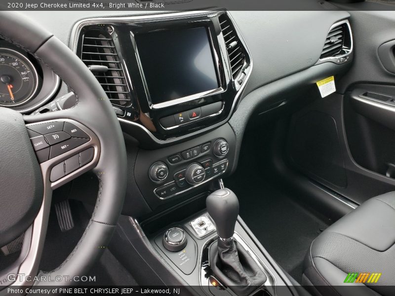 Bright White / Black 2020 Jeep Cherokee Limited 4x4