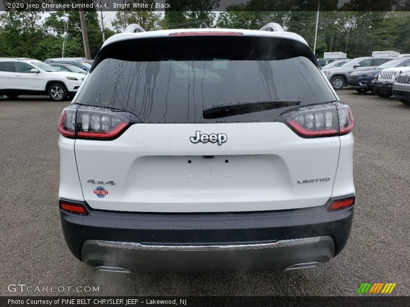 Bright White / Black 2020 Jeep Cherokee Limited 4x4