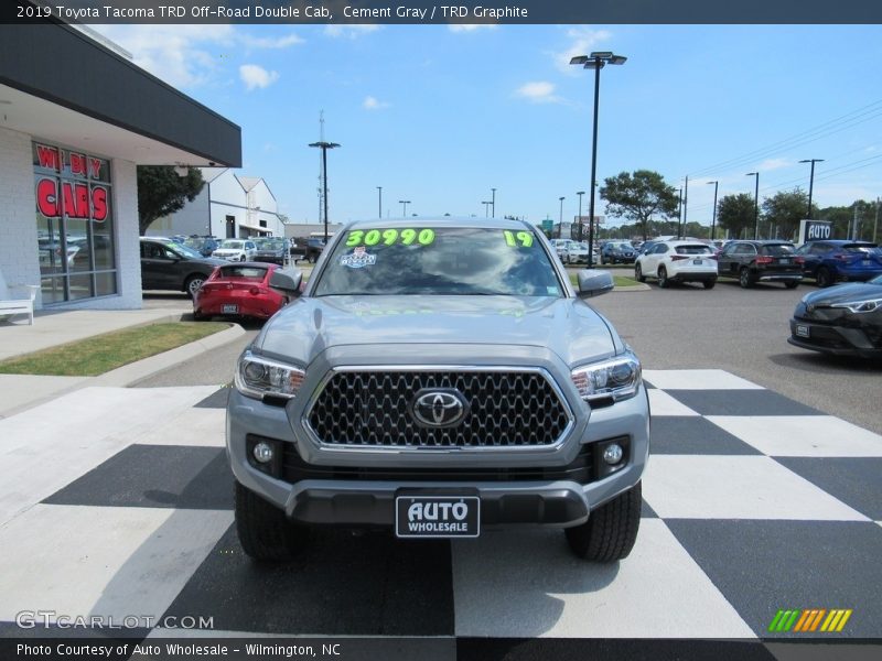 Cement Gray / TRD Graphite 2019 Toyota Tacoma TRD Off-Road Double Cab
