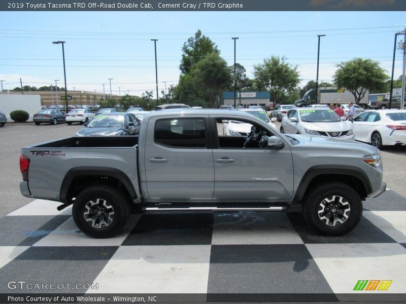 Cement Gray / TRD Graphite 2019 Toyota Tacoma TRD Off-Road Double Cab