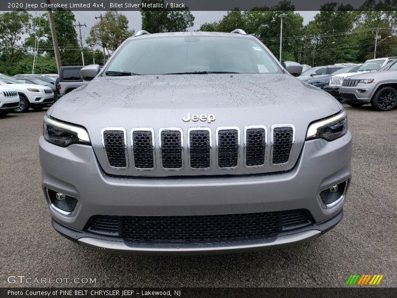 Billet Silver Metallic / Black 2020 Jeep Cherokee Limited 4x4