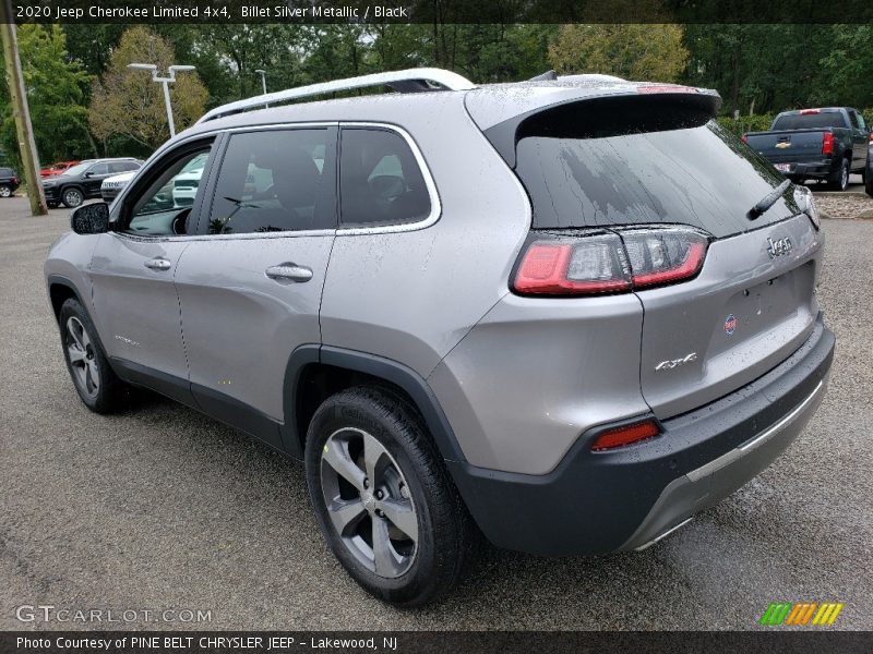 Billet Silver Metallic / Black 2020 Jeep Cherokee Limited 4x4