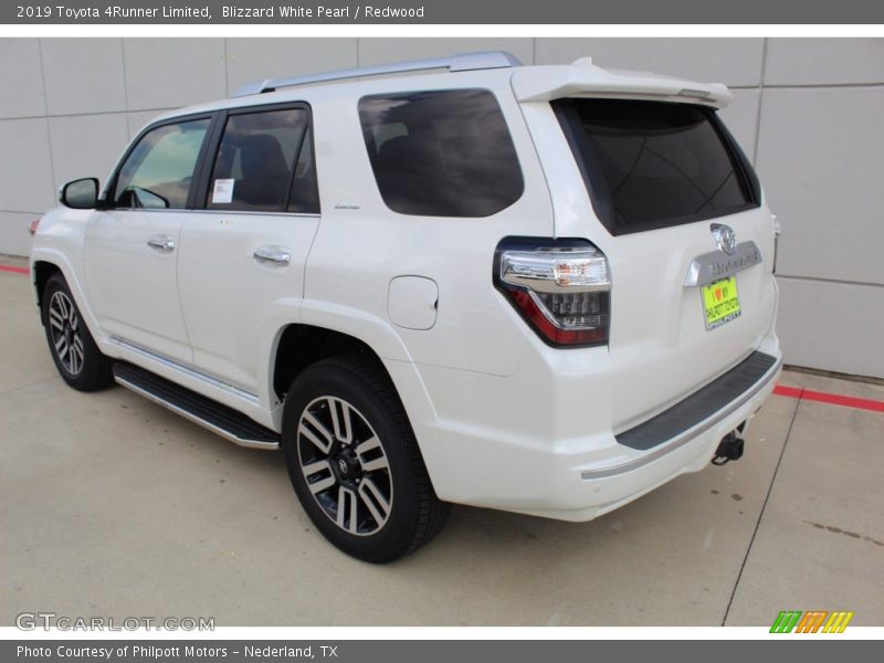 Blizzard White Pearl / Redwood 2019 Toyota 4Runner Limited