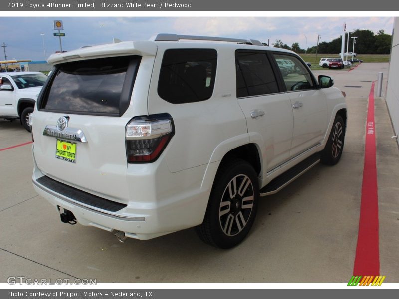 Blizzard White Pearl / Redwood 2019 Toyota 4Runner Limited