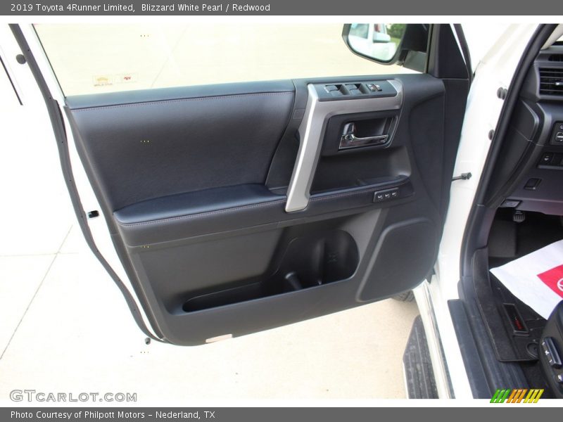 Blizzard White Pearl / Redwood 2019 Toyota 4Runner Limited