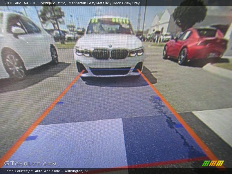 Manhattan Gray Metallic / Rock Gray/Gray 2018 Audi A4 2.0T Prestige quattro