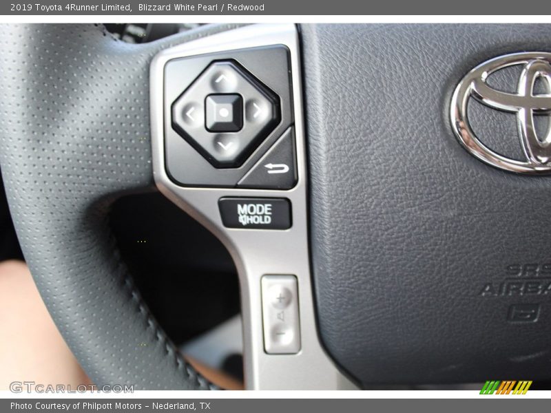 Blizzard White Pearl / Redwood 2019 Toyota 4Runner Limited