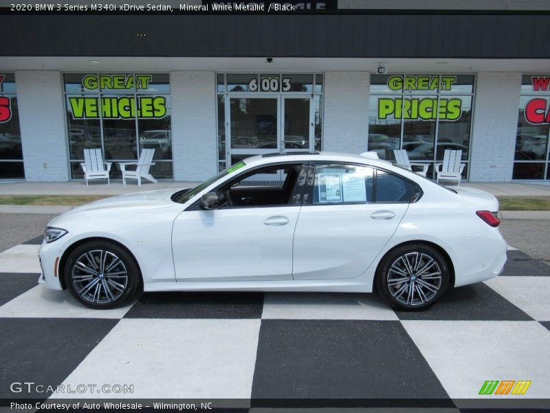 Mineral White Metallic / Black 2020 BMW 3 Series M340i xDrive Sedan
