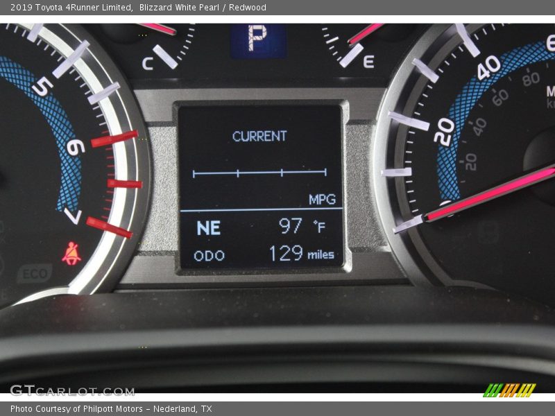 Blizzard White Pearl / Redwood 2019 Toyota 4Runner Limited