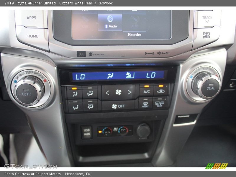 Blizzard White Pearl / Redwood 2019 Toyota 4Runner Limited