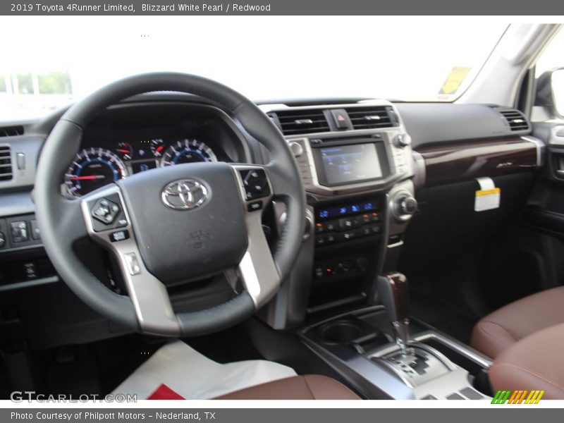 Blizzard White Pearl / Redwood 2019 Toyota 4Runner Limited