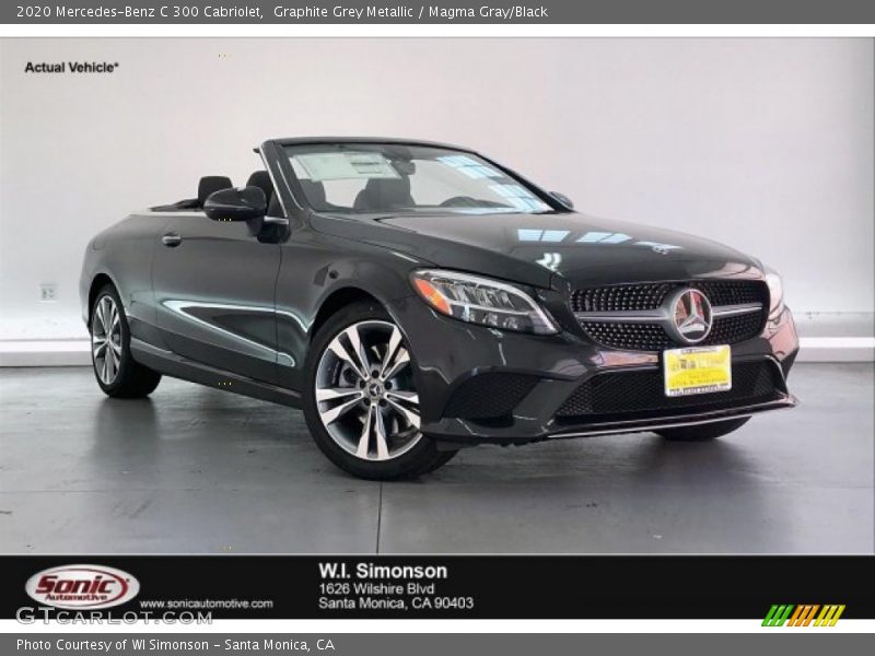 Graphite Grey Metallic / Magma Gray/Black 2020 Mercedes-Benz C 300 Cabriolet