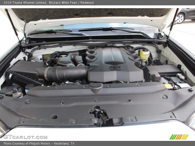 Blizzard White Pearl / Redwood 2019 Toyota 4Runner Limited