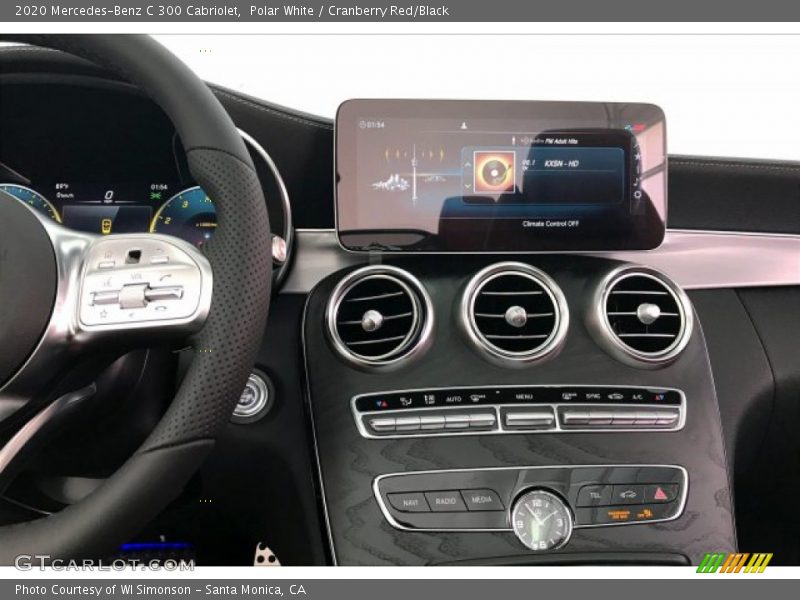 Controls of 2020 C 300 Cabriolet