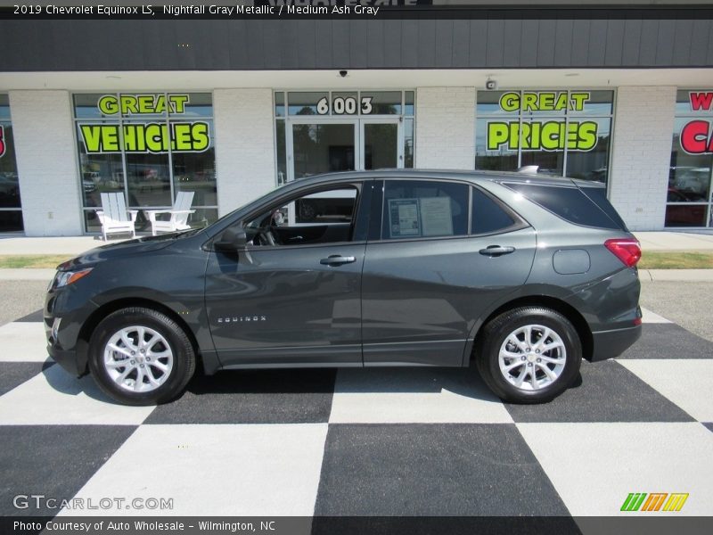 Nightfall Gray Metallic / Medium Ash Gray 2019 Chevrolet Equinox LS