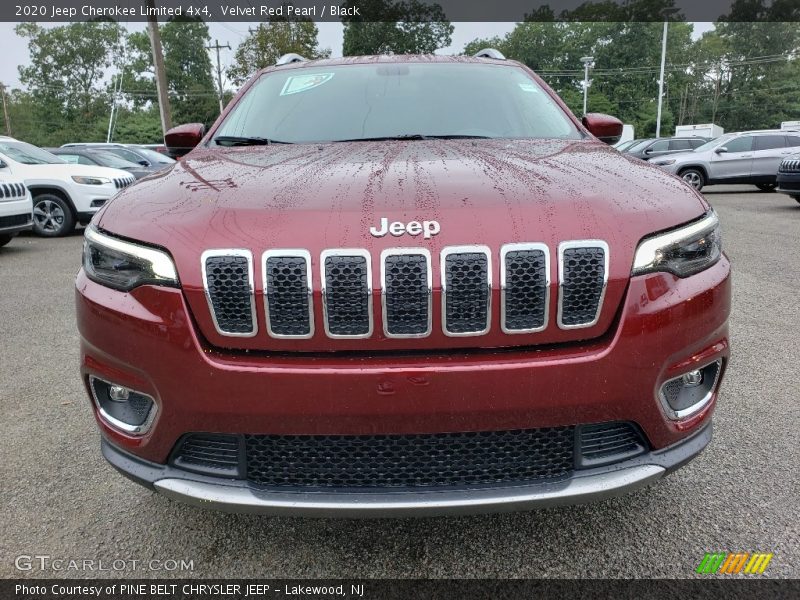 Velvet Red Pearl / Black 2020 Jeep Cherokee Limited 4x4