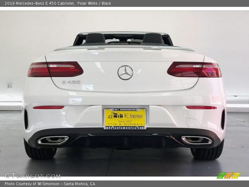 Polar White / Black 2019 Mercedes-Benz E 450 Cabriolet