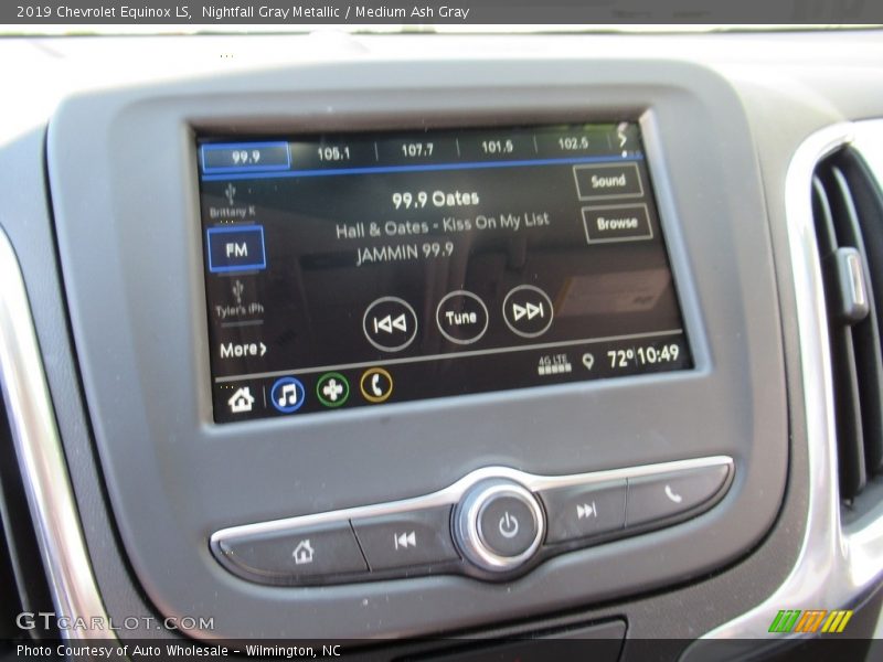 Nightfall Gray Metallic / Medium Ash Gray 2019 Chevrolet Equinox LS