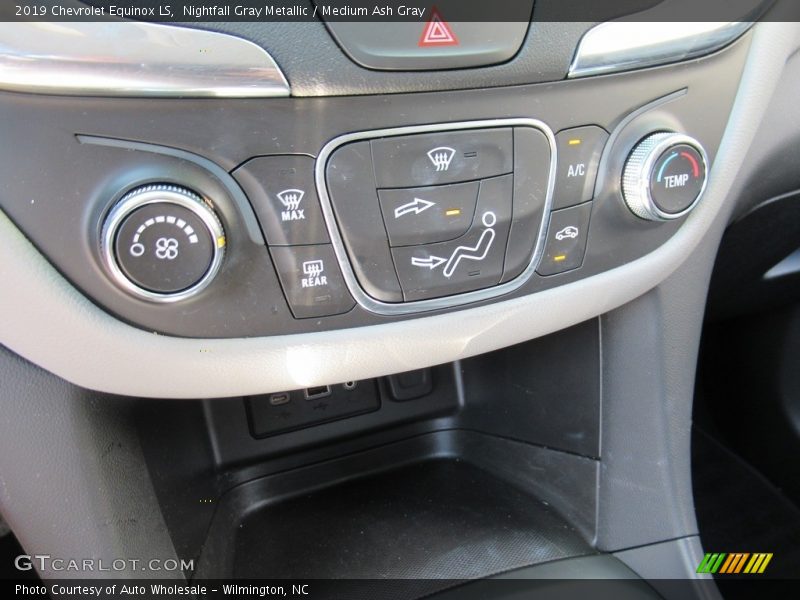 Nightfall Gray Metallic / Medium Ash Gray 2019 Chevrolet Equinox LS