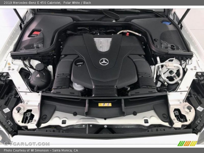 Polar White / Black 2019 Mercedes-Benz E 450 Cabriolet
