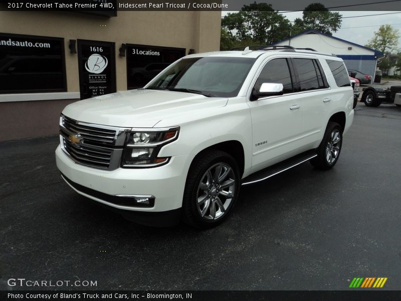 Iridescent Pearl Tricoat / Cocoa/Dune 2017 Chevrolet Tahoe Premier 4WD