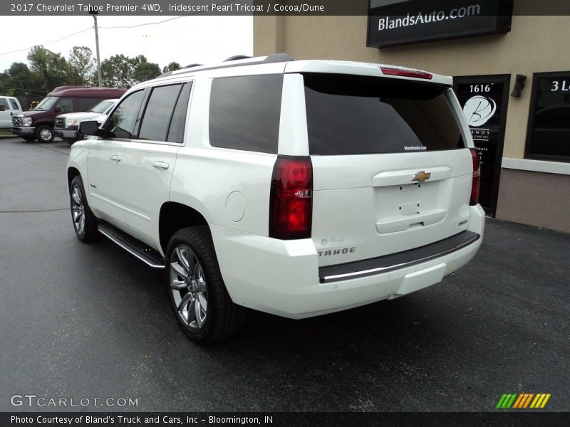 Iridescent Pearl Tricoat / Cocoa/Dune 2017 Chevrolet Tahoe Premier 4WD