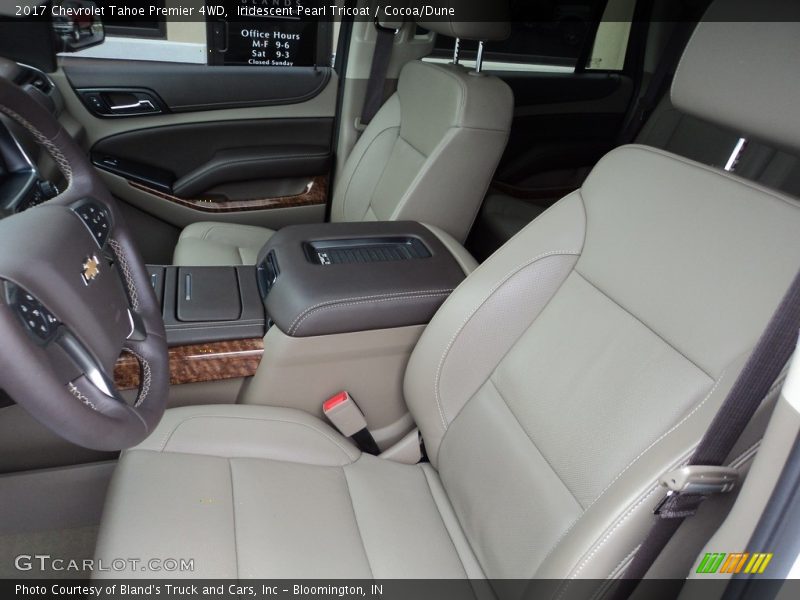 Iridescent Pearl Tricoat / Cocoa/Dune 2017 Chevrolet Tahoe Premier 4WD