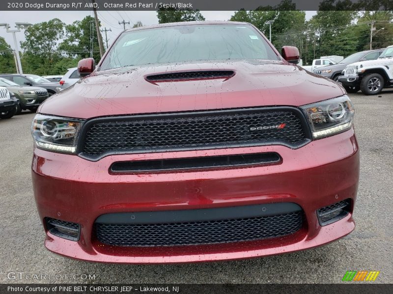 Octane Red Pearl / Sepia/Black 2020 Dodge Durango R/T AWD