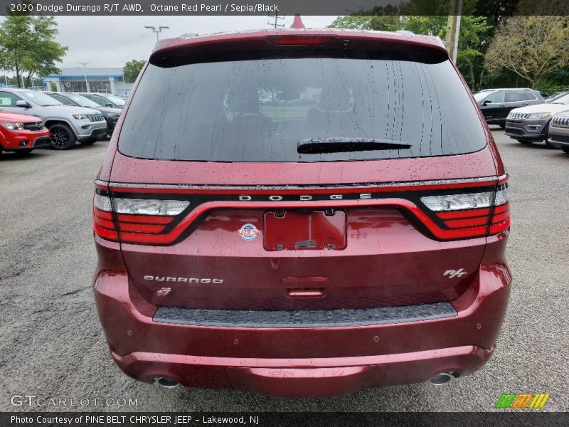Octane Red Pearl / Sepia/Black 2020 Dodge Durango R/T AWD