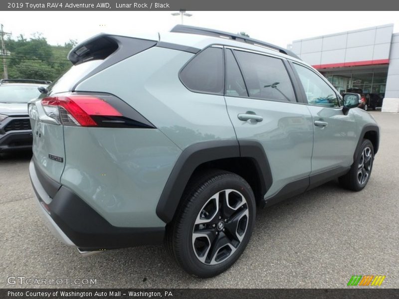 Lunar Rock / Black 2019 Toyota RAV4 Adventure AWD
