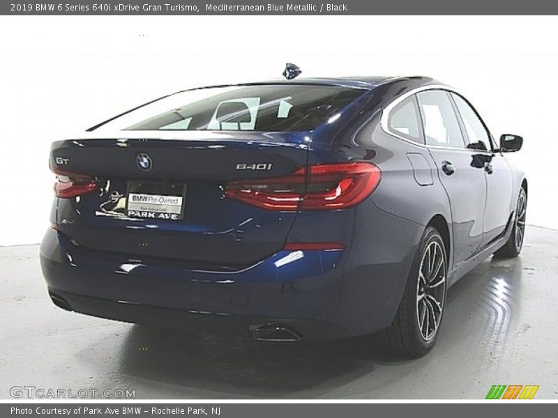 Mediterranean Blue Metallic / Black 2019 BMW 6 Series 640i xDrive Gran Turismo