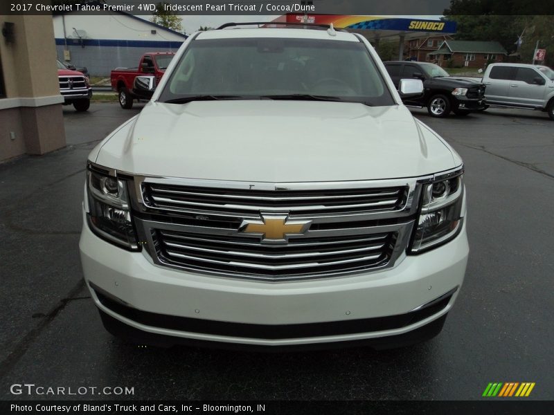Iridescent Pearl Tricoat / Cocoa/Dune 2017 Chevrolet Tahoe Premier 4WD