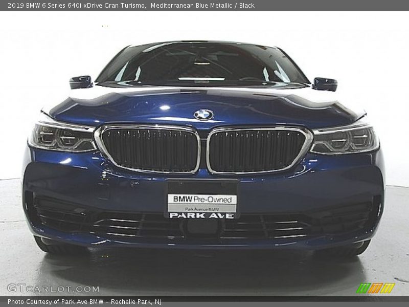 Mediterranean Blue Metallic / Black 2019 BMW 6 Series 640i xDrive Gran Turismo