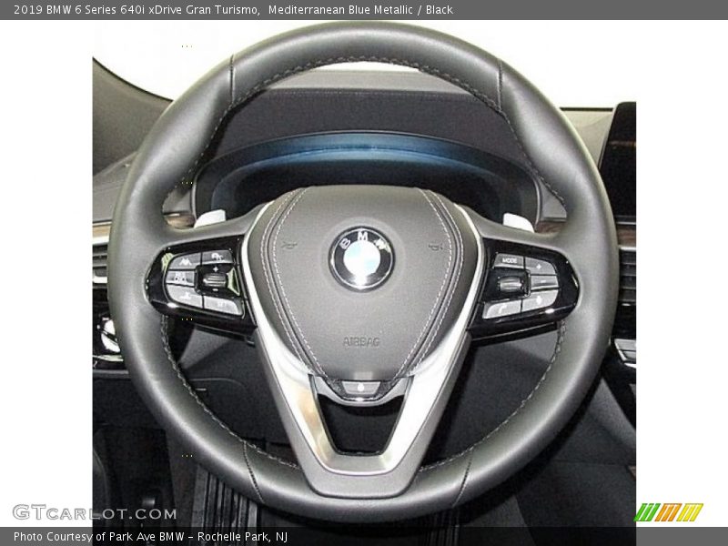 Mediterranean Blue Metallic / Black 2019 BMW 6 Series 640i xDrive Gran Turismo