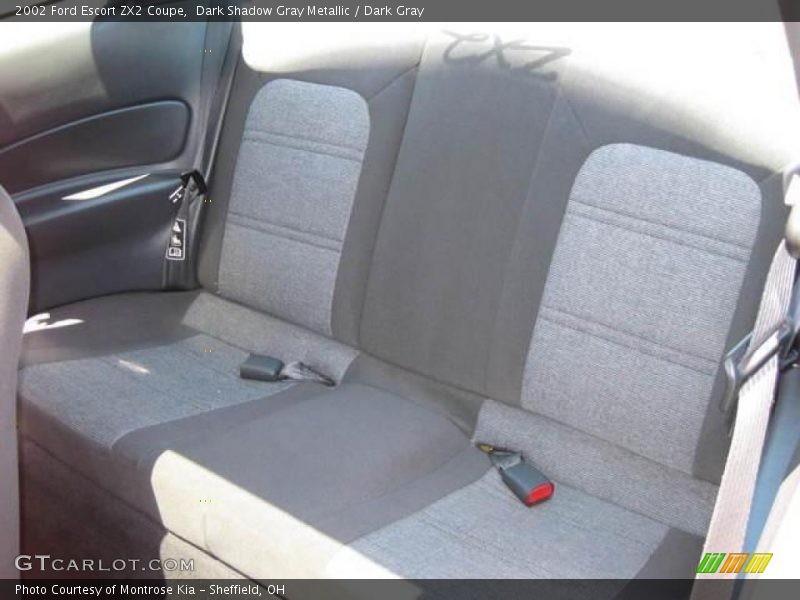 Dark Shadow Gray Metallic / Dark Gray 2002 Ford Escort ZX2 Coupe