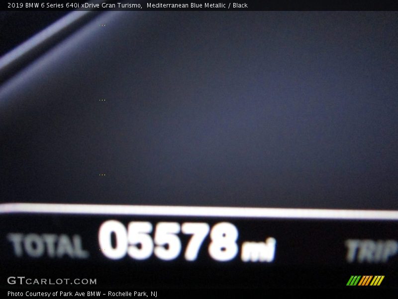 Mediterranean Blue Metallic / Black 2019 BMW 6 Series 640i xDrive Gran Turismo