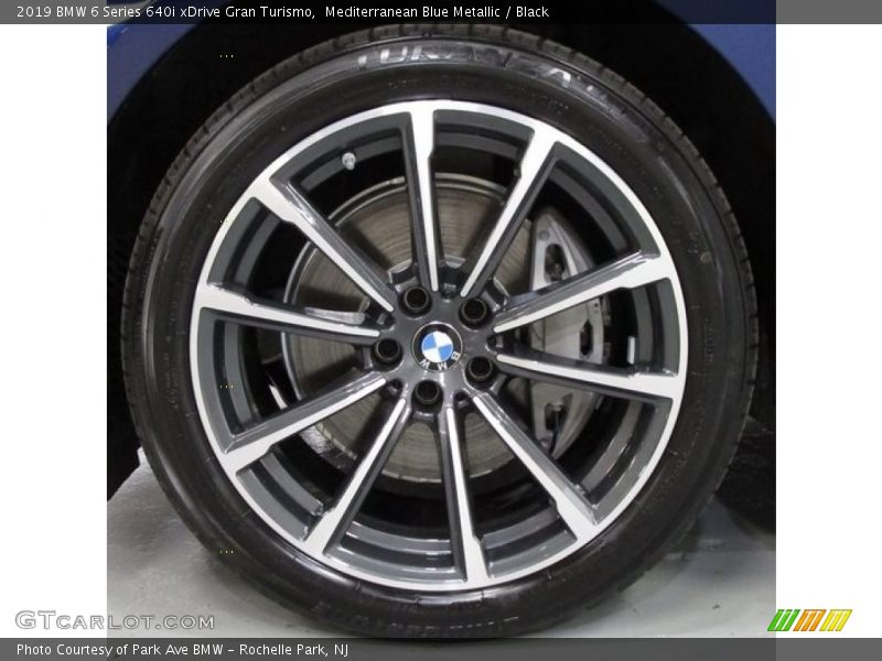 Mediterranean Blue Metallic / Black 2019 BMW 6 Series 640i xDrive Gran Turismo