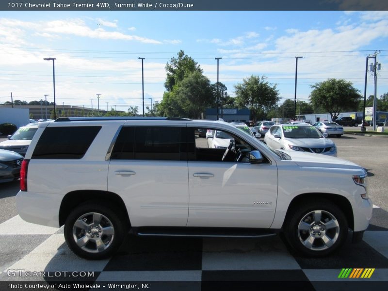 Summit White / Cocoa/Dune 2017 Chevrolet Tahoe Premier 4WD