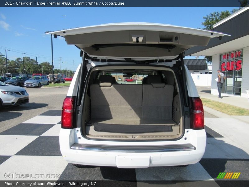 Summit White / Cocoa/Dune 2017 Chevrolet Tahoe Premier 4WD