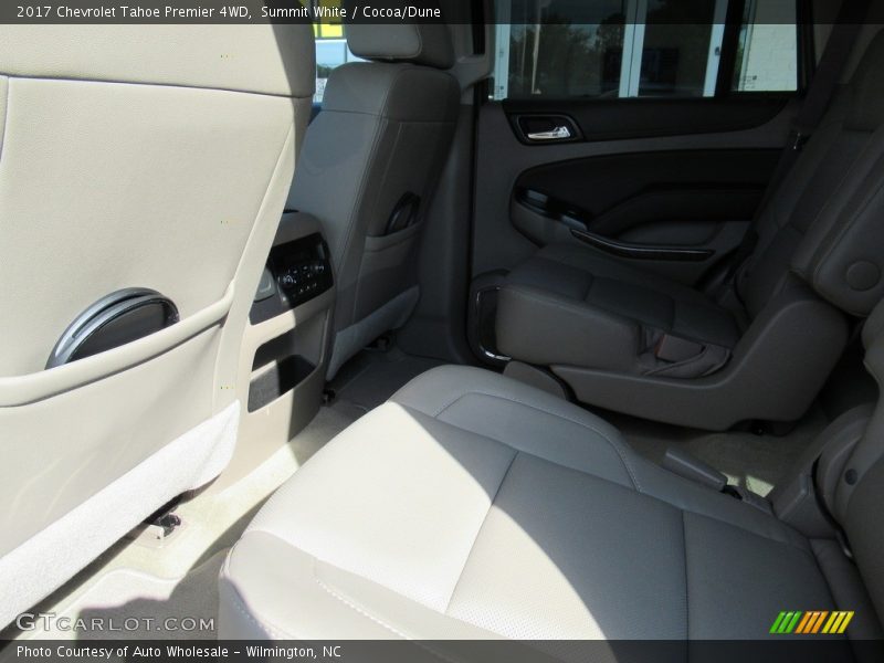 Summit White / Cocoa/Dune 2017 Chevrolet Tahoe Premier 4WD