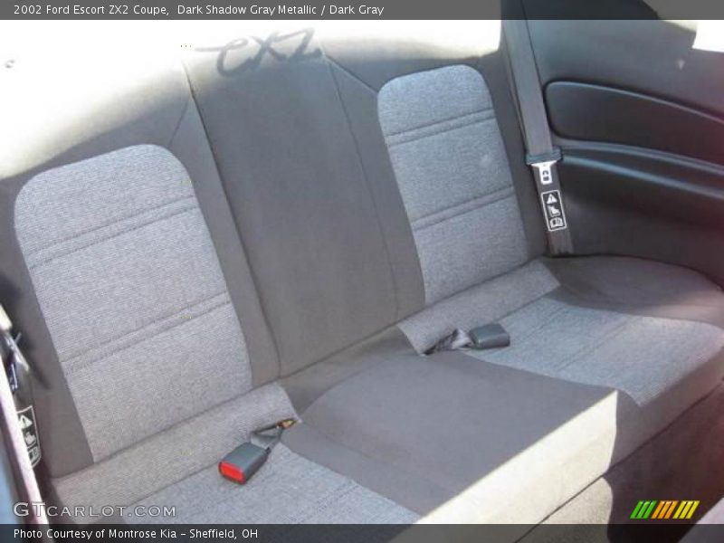 Dark Shadow Gray Metallic / Dark Gray 2002 Ford Escort ZX2 Coupe