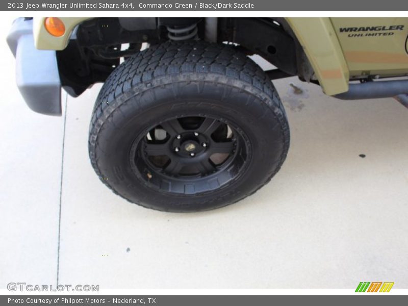 Commando Green / Black/Dark Saddle 2013 Jeep Wrangler Unlimited Sahara 4x4