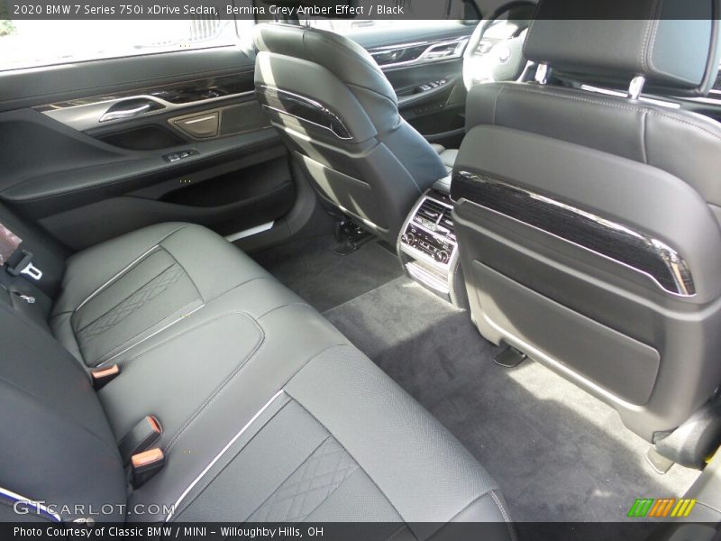Rear Seat of 2020 7 Series 750i xDrive Sedan