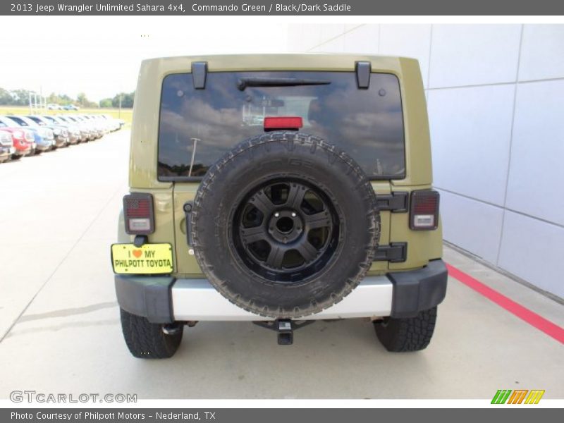 Commando Green / Black/Dark Saddle 2013 Jeep Wrangler Unlimited Sahara 4x4